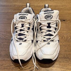Men’s New Balance 620 White and Black Sneakers